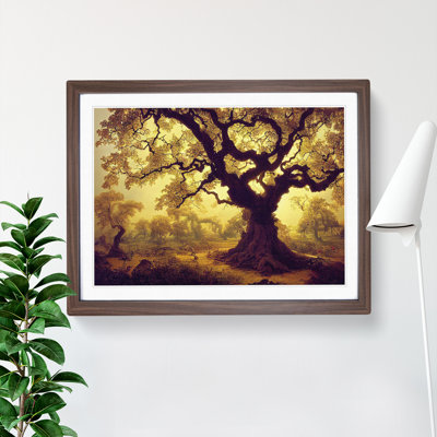 Angelical Oak Tree - Single Picture Frame Print