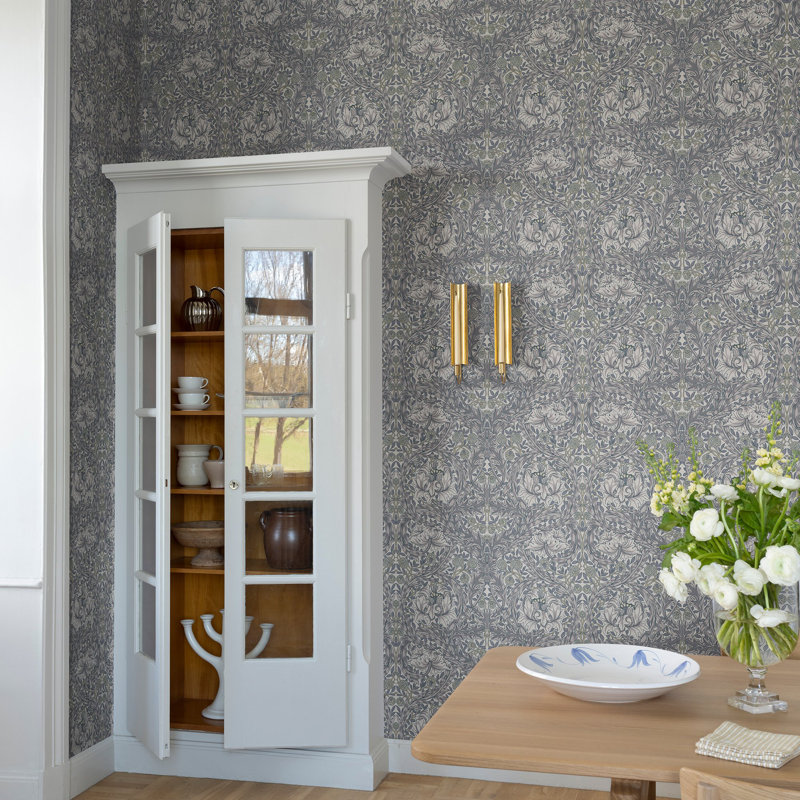 Alexavia African Marigold 10.05m x 53cm Wallpaper Roll, Multicolor Grey