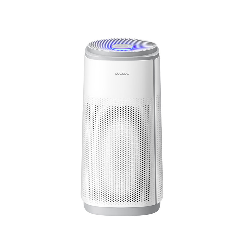 Purificateur d'air HEPA à 5 étapes de filtration CUCKoo avec lumière UV-C pour les pièces de grande taille (2 256 pieds carrés), filtres à charbon actif, filtration à 99,97%, mode Auto + (blanc) CAC-K1910FW