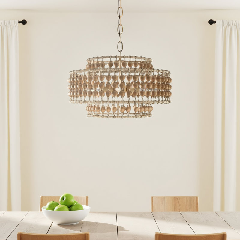 Ana 3 - Light Dimmable Drum Chandelier