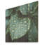 «Aqua Leaves Photo Harmony I», art mural en bois sur bois de pin naturel-626685626