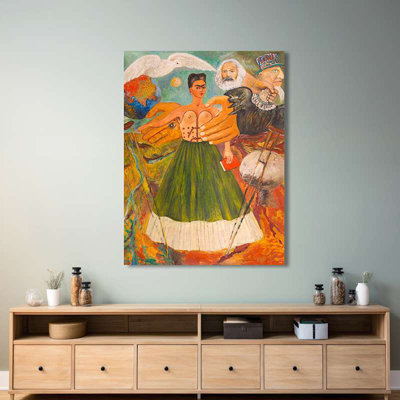 Marxism Will Give Health To The Ill, 1954 by Frida Kahlo - Wrapped Canvas Print