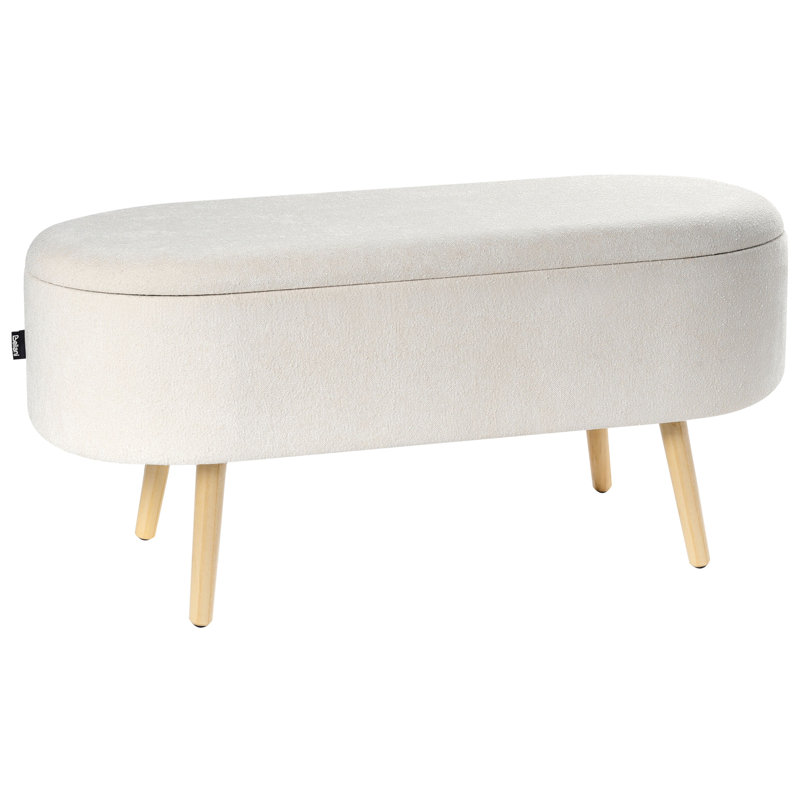OKLAHOMA Chenille Upholstered Storage Bench