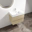 Meuble-lavabo mural 30 po avec lavabo en résine, 2 tiroirs à fermeture en douceur, ensemble KD-125514843-125514839