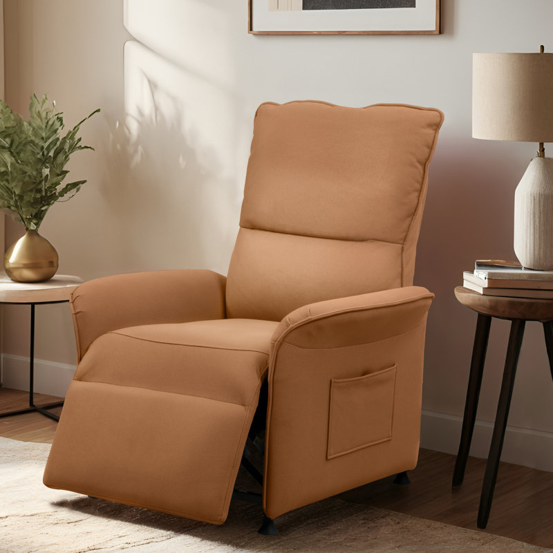 Fauteuil inclinable électrique à deux moteurs pour adultes, Orange