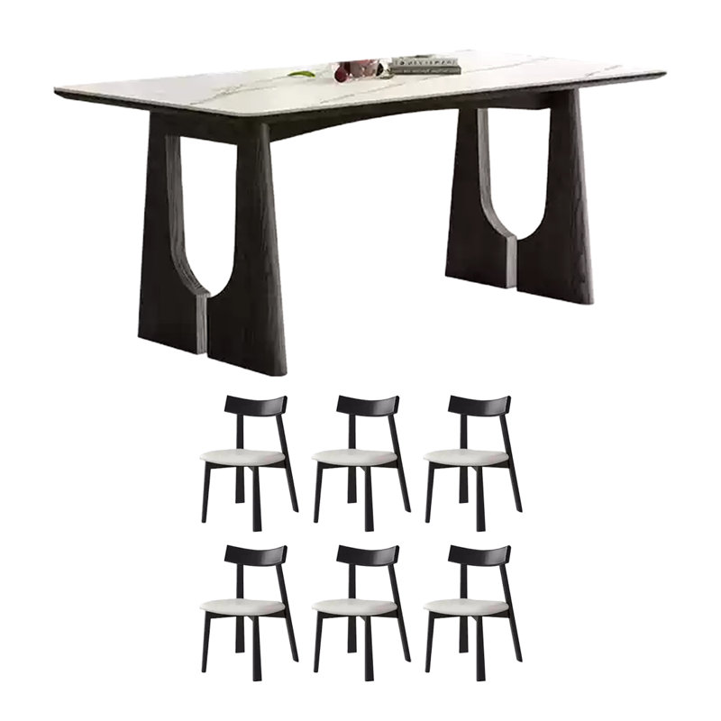 Vintage Simple Dining Table, 29.92" H x 62.99" L x 35.43" W