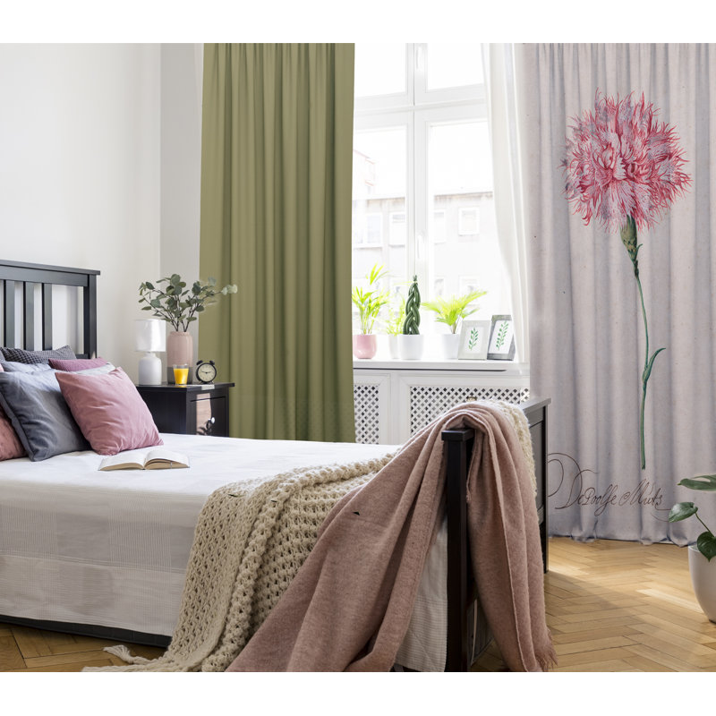 Jamasia Blackout Curtain Panel Pair, 145 W x 300 D cm