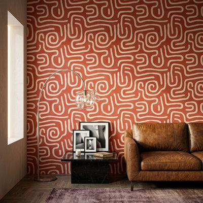 Papier peint Mid Mid Century Modern
