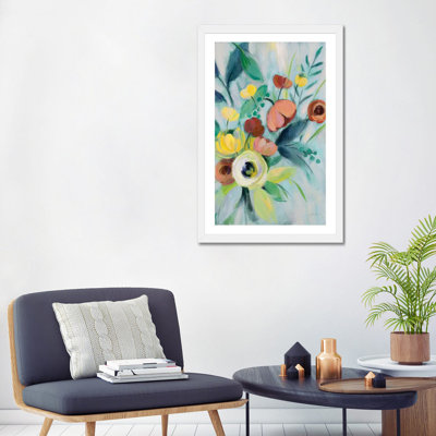 " Colorful Elegant Floral I " by Silvia Vassileva