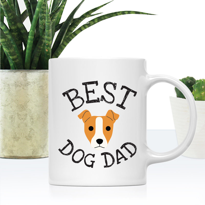 Tasse à café Best Dog Dad, Jack Russel