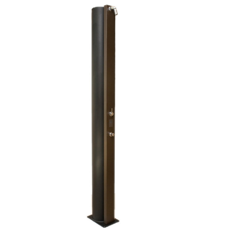 Aleashia Solar Powered Free Standing Outdoor Shower and Footwash Spout