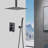 Ceiling Mounted Shower System Combo Set With Handheld And 10"Shower Head-126529238