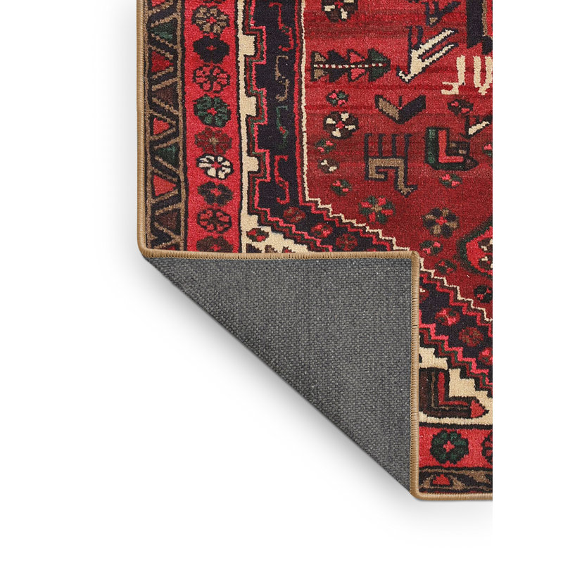 Tapis oriental rouge / beige, Rectangle 2 pi x 4 pi