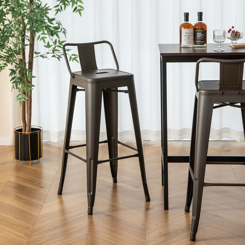 Aeneus Bar Stool, Brown
