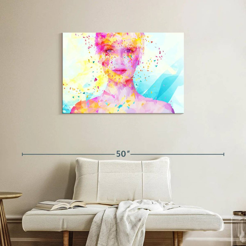 Leisha Turquoise, 24" H x 36" W