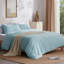 Ensemble de housse de couette en microfibre de couleur unie - Ensemble de literie de style simple pour toutes les saisons-762634532-762634552