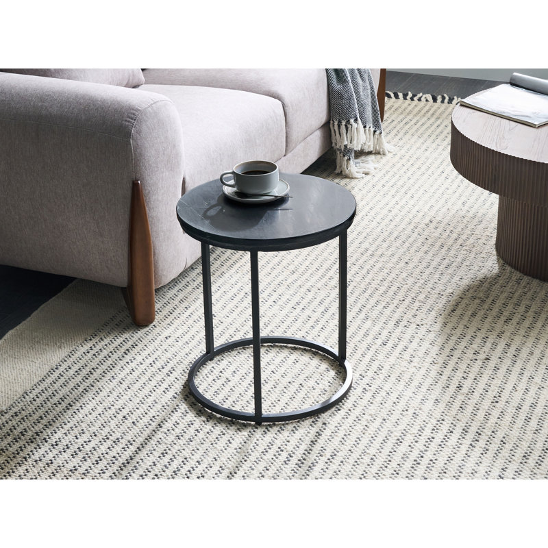Side Table Marble, Black