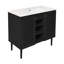 Meuble-lavabo autoportant de 36 po en chêne noir avec plateau d'évier Bron-105680446-121538968-105680447