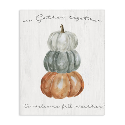 Gather Together Fall Weather Canvas, design by Livi Finn