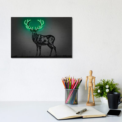 Deer - Wrapped Canvas Print