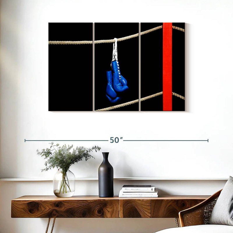 Boxing Gloves, 24" H x 38" W