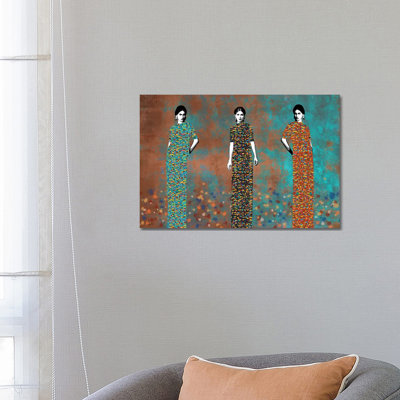 Three Feaces by Jose Cacho - Wrapped Canvas Gallery-Wrapped Canvas Giclée