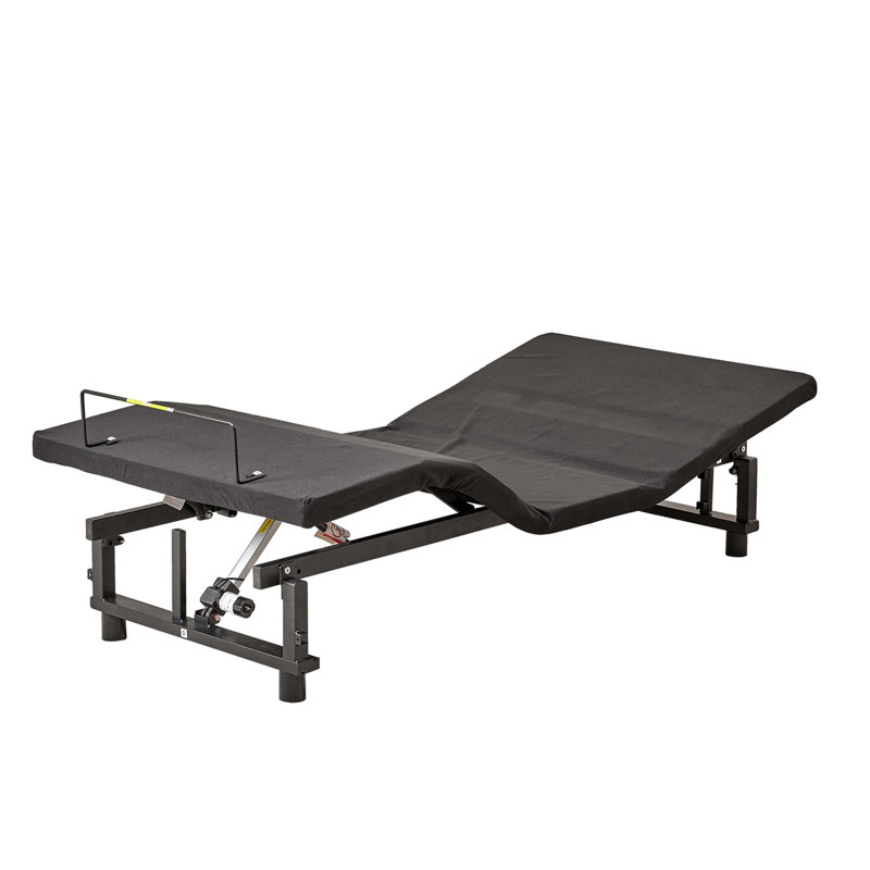 Base de lit réglable avec tête et pied inclinables, moteur silencieux, zéro gravité, Lit simple