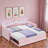 Upholstery Daybed With Led Light, Trundle And Cloud Backrest-165897066
