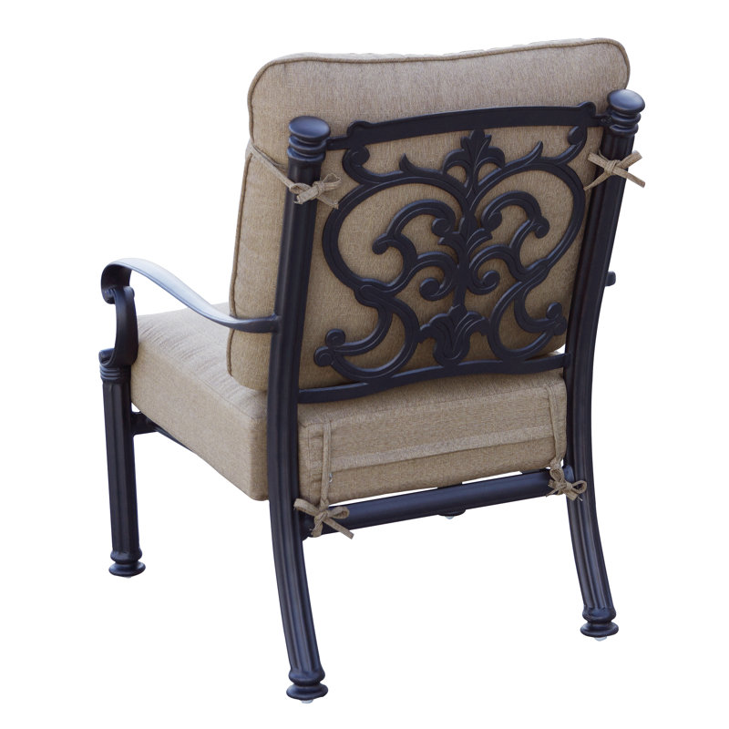 Anhar Powder Coated Aluminum Outdoor Lounge Chair