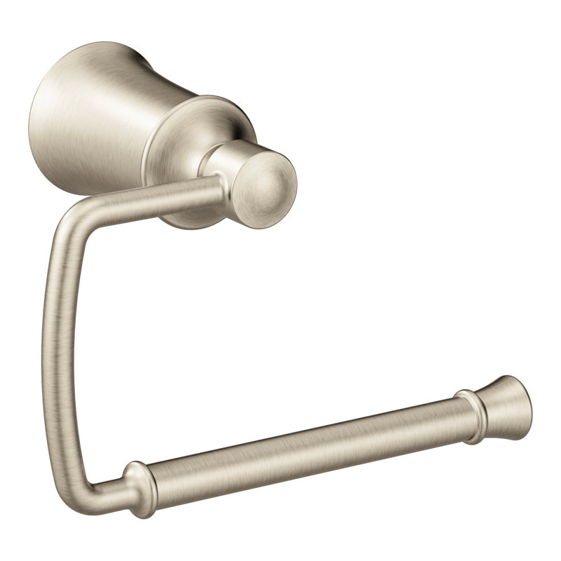Dartmoor Wall Mount Toilet Paper Holder, Brushed Nickel
