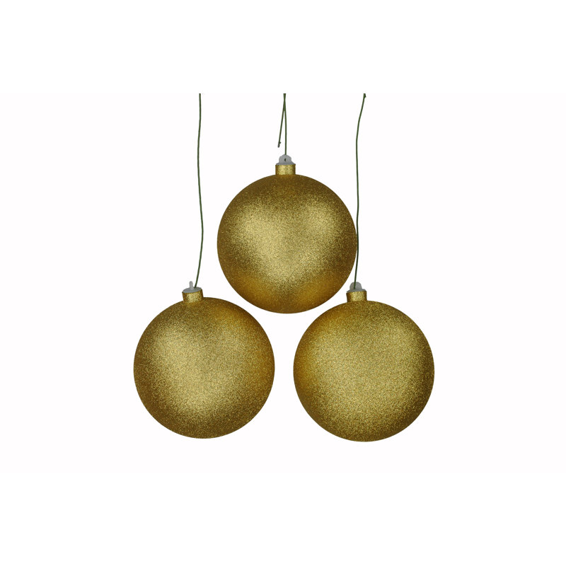 Shatterproof Ball Ornament, Or, H 6 po x l 6 po x P 6 po