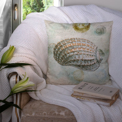 Shells Reversible Throw Pillow