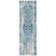 Tapis oriental bleu / ivoire Annette