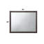 Exquisite Madison Mirror In Espresso, Durable And Stylish For Home Enhancement And Visual Expansion