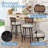 Swivel Outdoor Bar&Counter Stool with Cushion