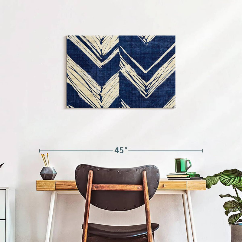 Kerner Indigo Batik II, 20" H x 30" W