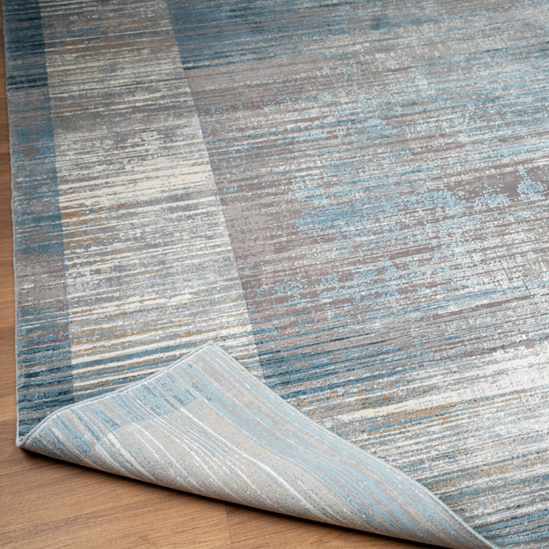 Echo Abstract Area Rug, Rectangle 7'9" x 9'9"
