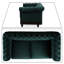 Canapé Chesterfield 2 places rembourré en velours-32696672