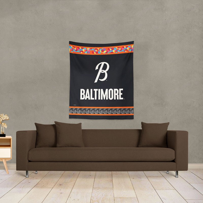 Polyester Wall Decor on Wall Hanging, 34" H x 60" W x 0.50" D