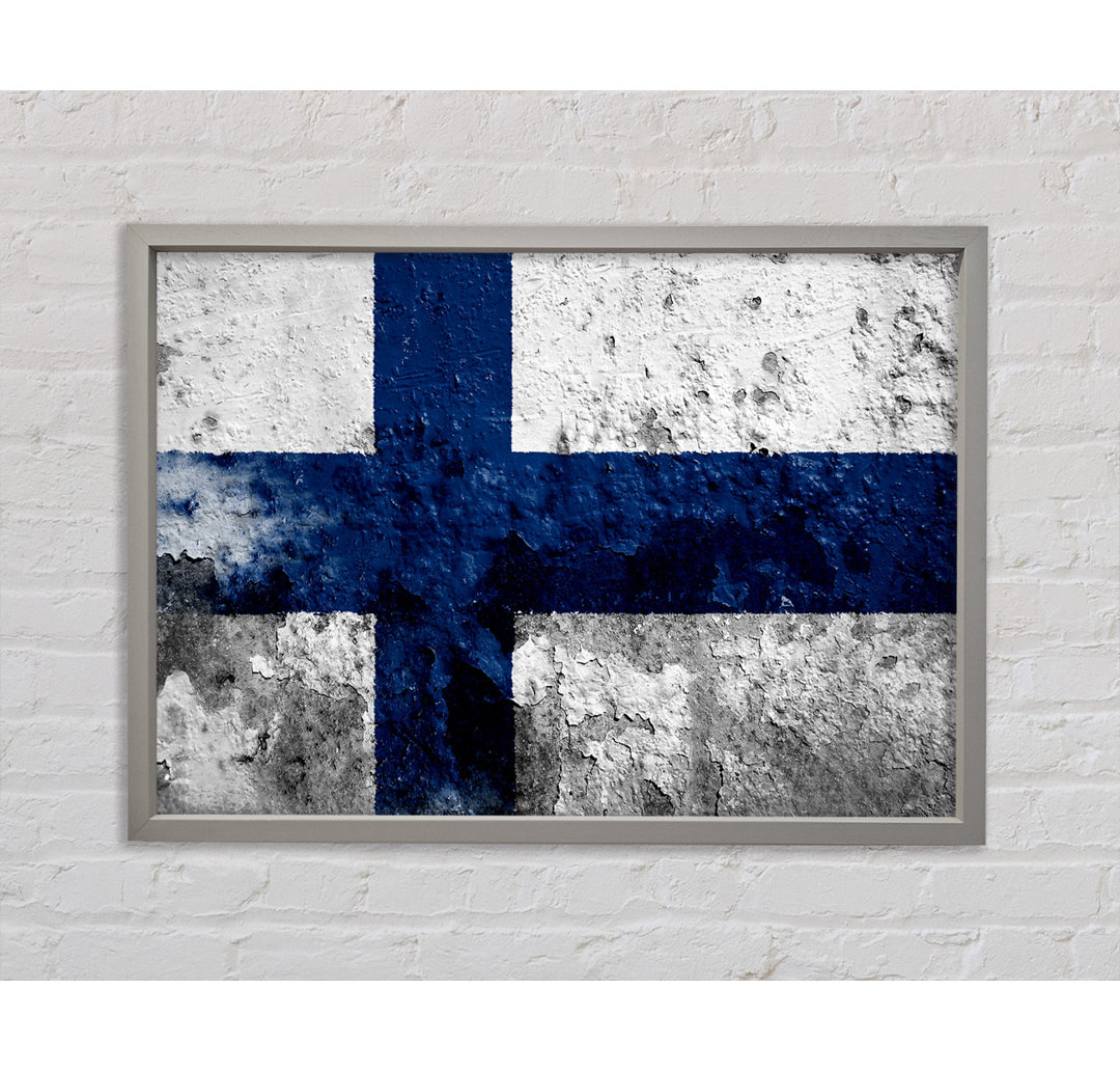 Finnland Flagge - Druck