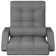 Trule Folding Floor Chair With Bed Function Black Fabric