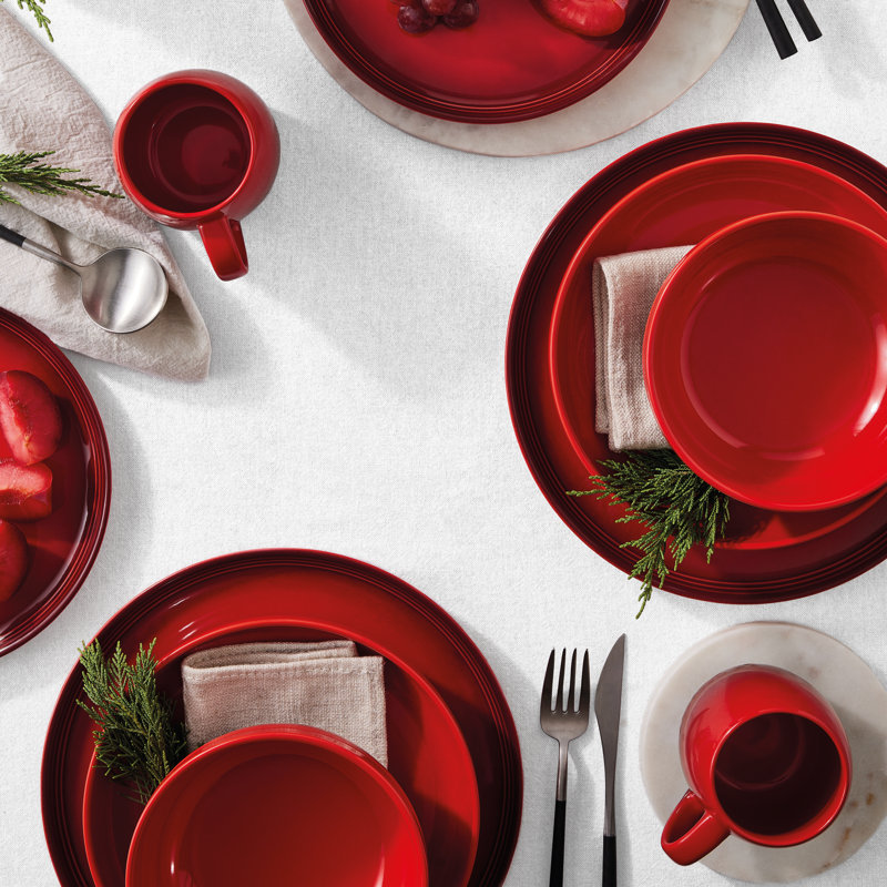 Le Creuset Coupe Cereal Bowl, 22cm, Cerise
