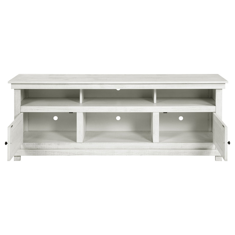 Meuble télé Thurston, 70 po, blanc, Blanc, 70"