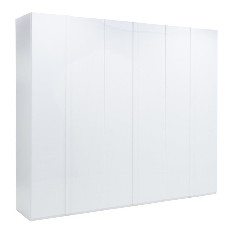 Italia 6 Door Manufactured Wood Wardrobe
