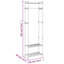 Wisniewski 59cm Clothing Rack