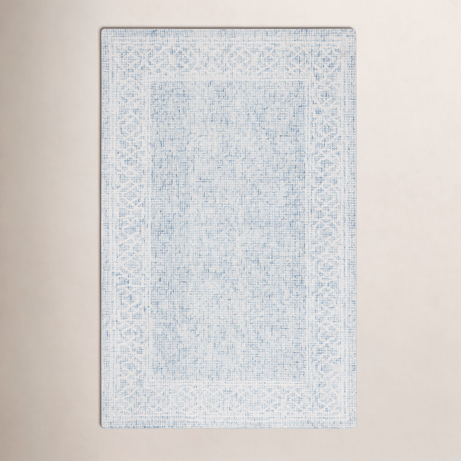 Hand-Tufted Geometric Wool Rug, Rectangle 9' x 12'