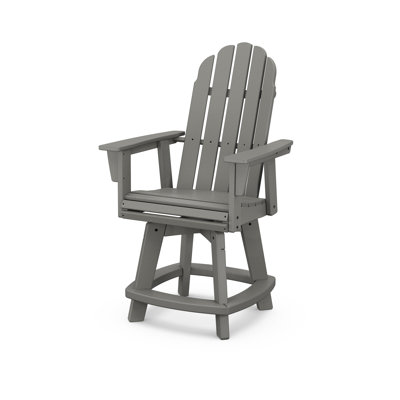 Fauteuil de comptoir pivotant Vineyard Curveback Adirondack
