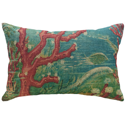 Linen Reversible Throw Pillow