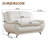 Faux Leather Loveseat Sofa-2074119425