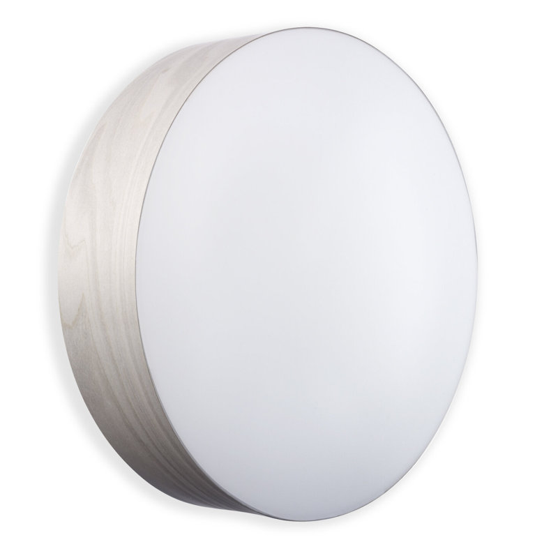 Gea 1 - Light Flush Mounted Sconce, GX53, 7.9" H x 7.9" W x 3.9" D, Gray